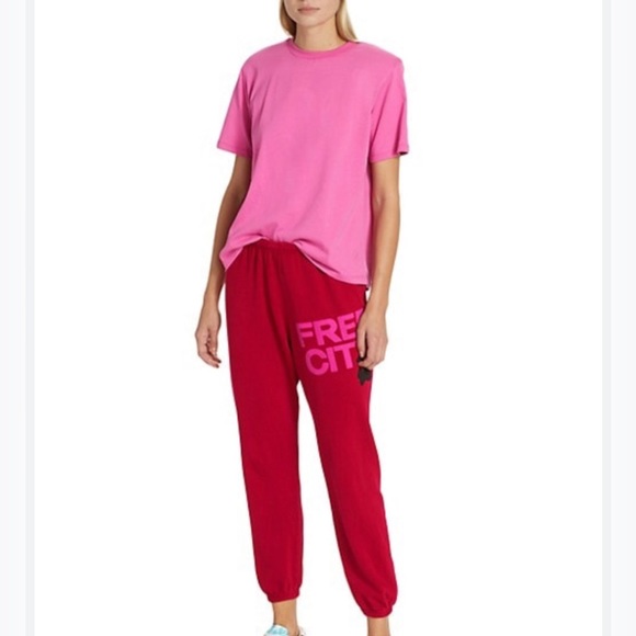 FREECITY Superfluff Lux OG Sweatpant - Deep Red - S - Picture 1 of 5